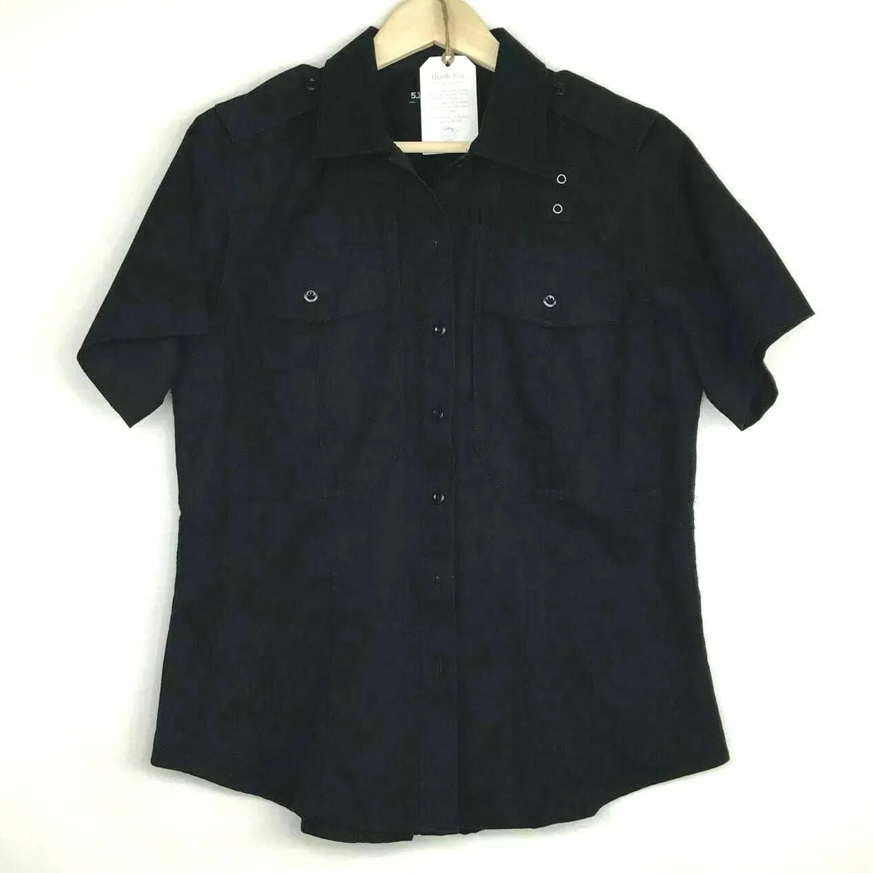 511 Tactical Series Womens Size M Black Concealed Pockets Shirt