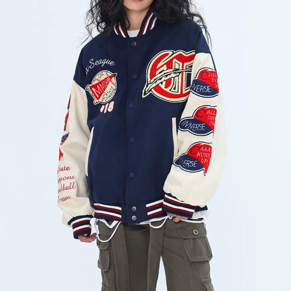 American Preppy Jacquard Jacket