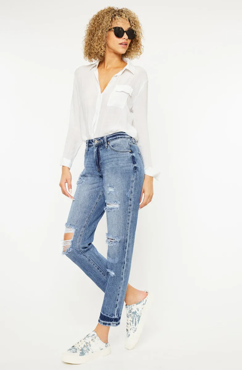 Artemis High Rise Boyfriend Jeans