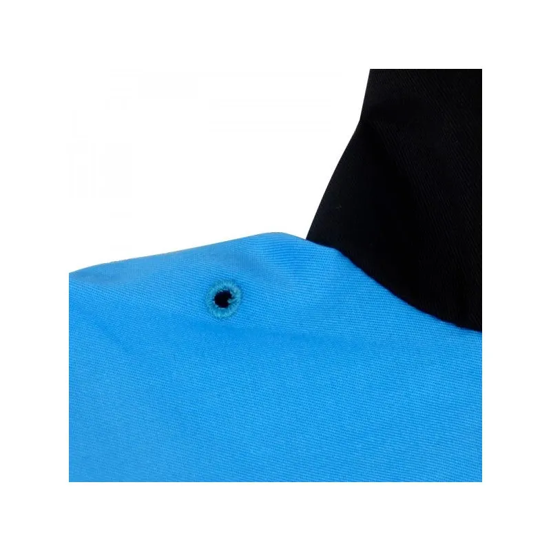 Mens Black and Blue Professional Pastry Chef Jacket - MANELLI