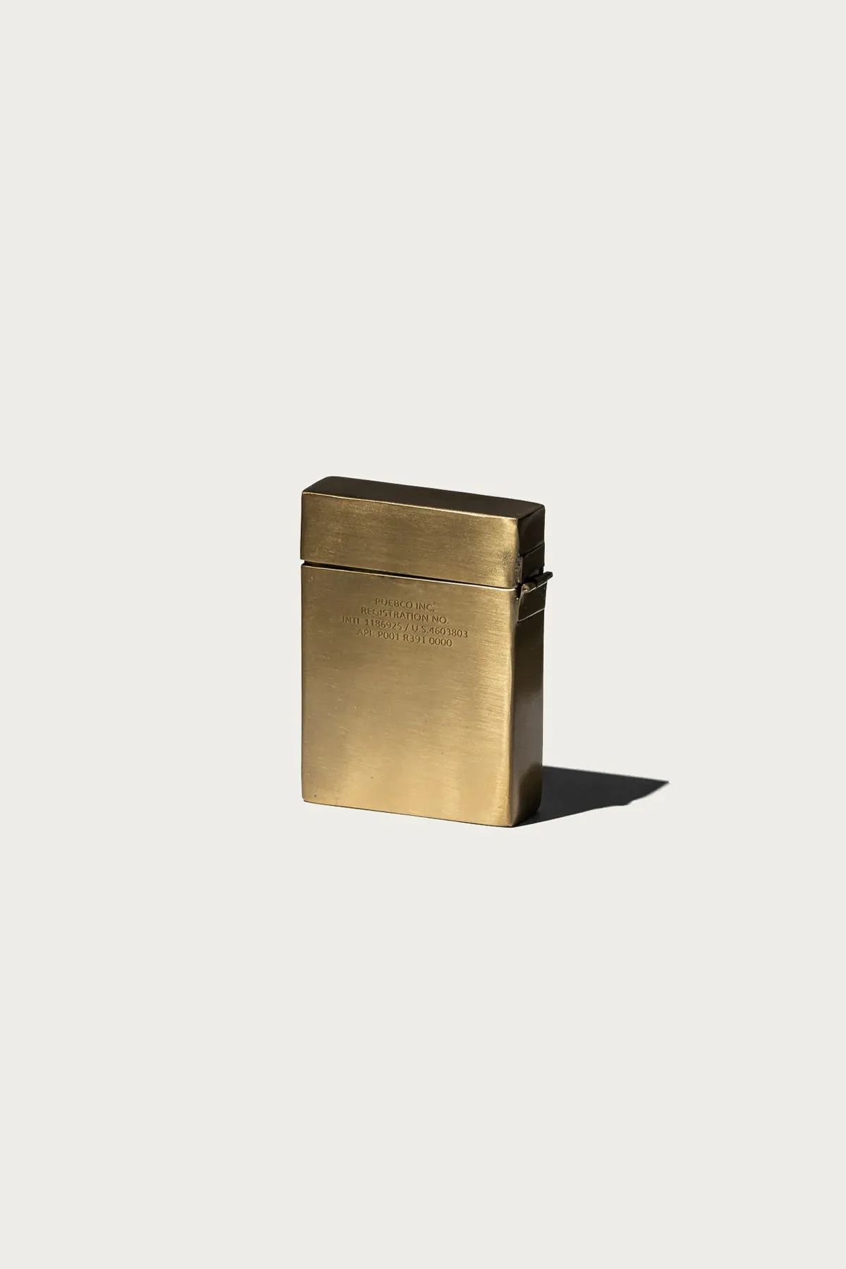 Brass Playing Card Case