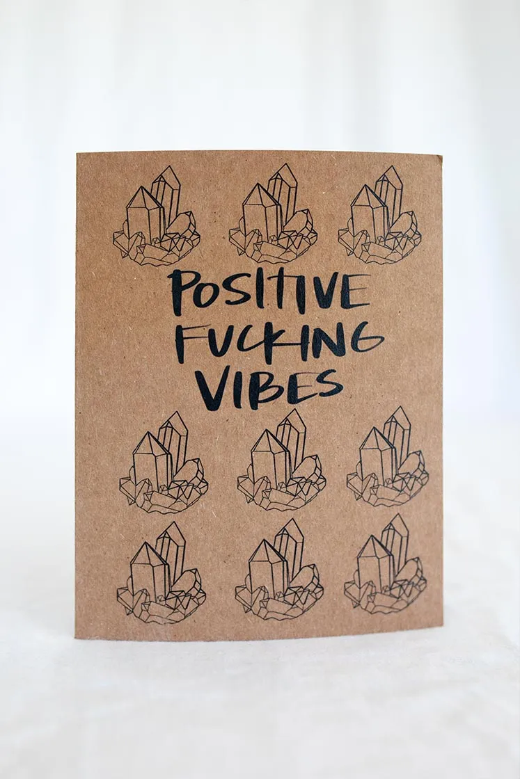 Card - Positive Vibes