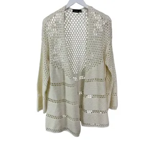 Cardigan By Rd Style In White, Size: M