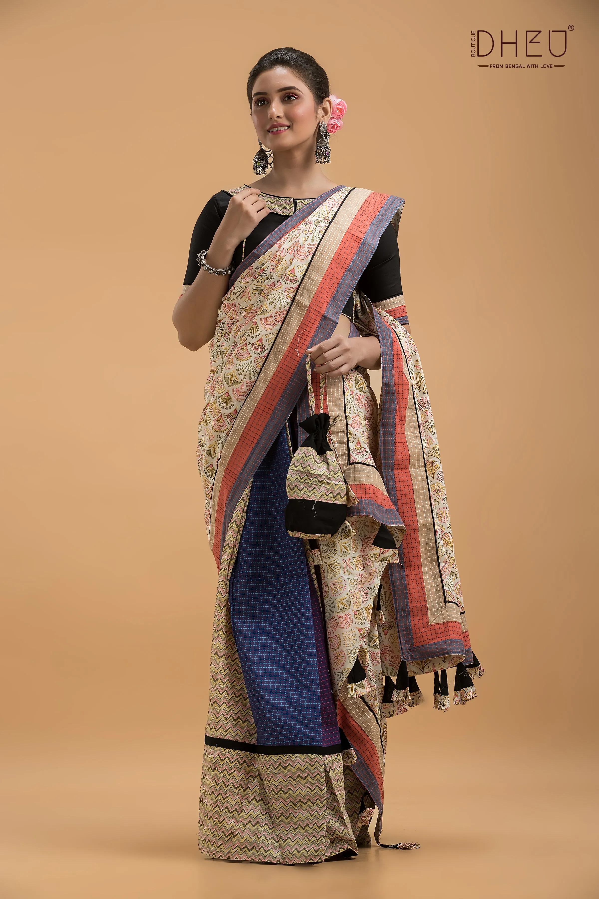 Dheu Exclusive -Designer Mekhela Sador