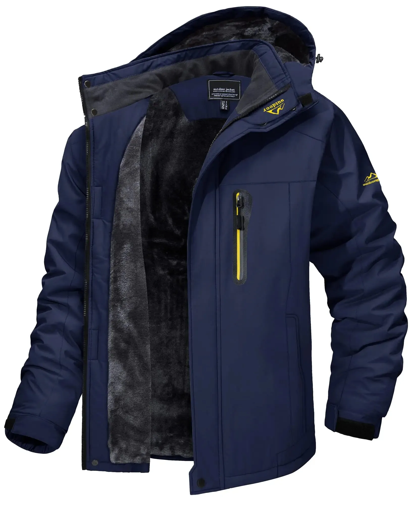Jaqueta Parka Masculina Impermeável Ártico