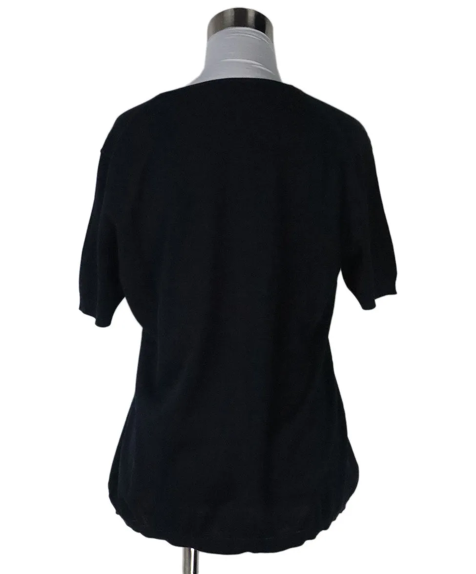 Malo Navy Shortsleeve Cotton Crewneck sz 12