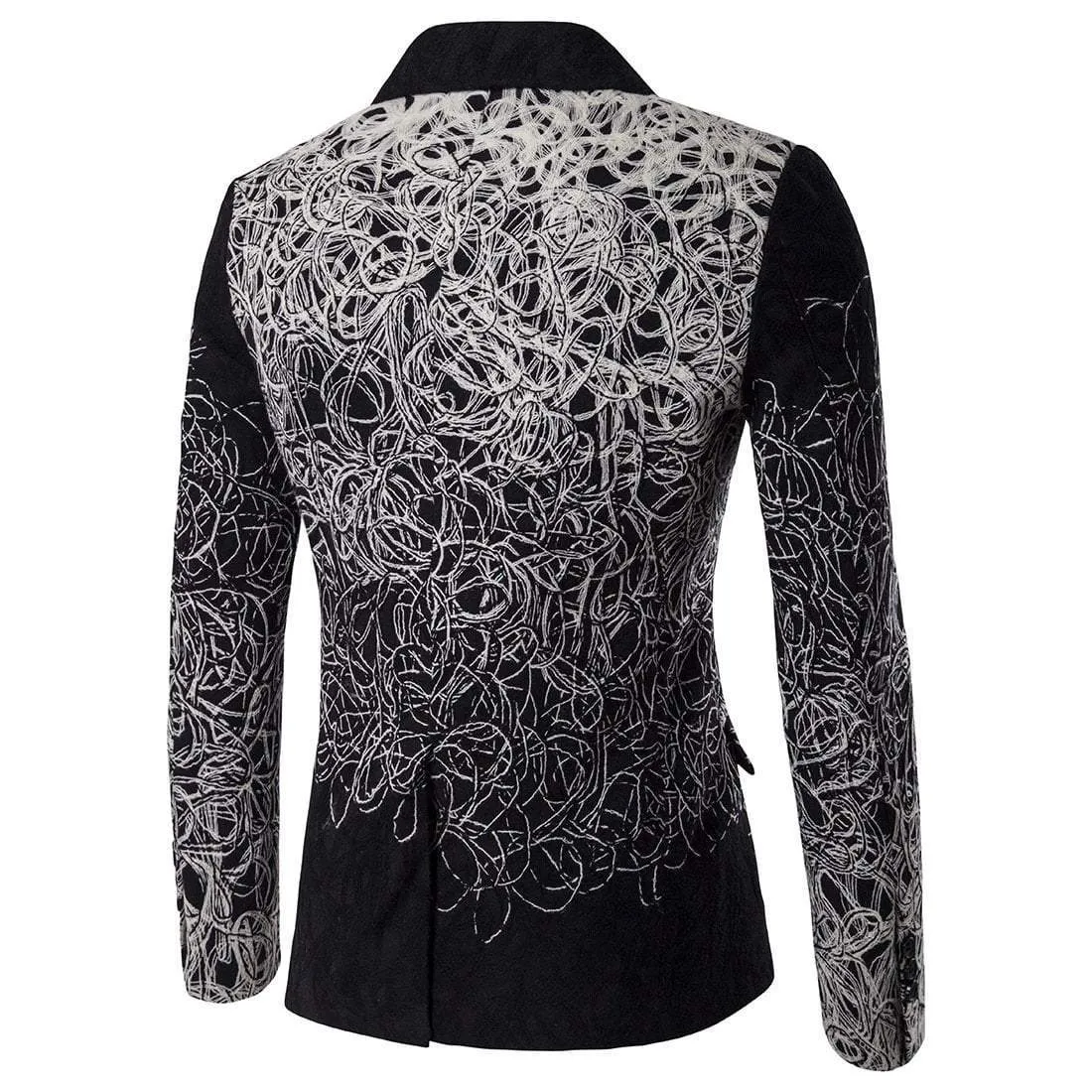 Men's Casual One Buttons Slim Fitted Premium Suit Jacket