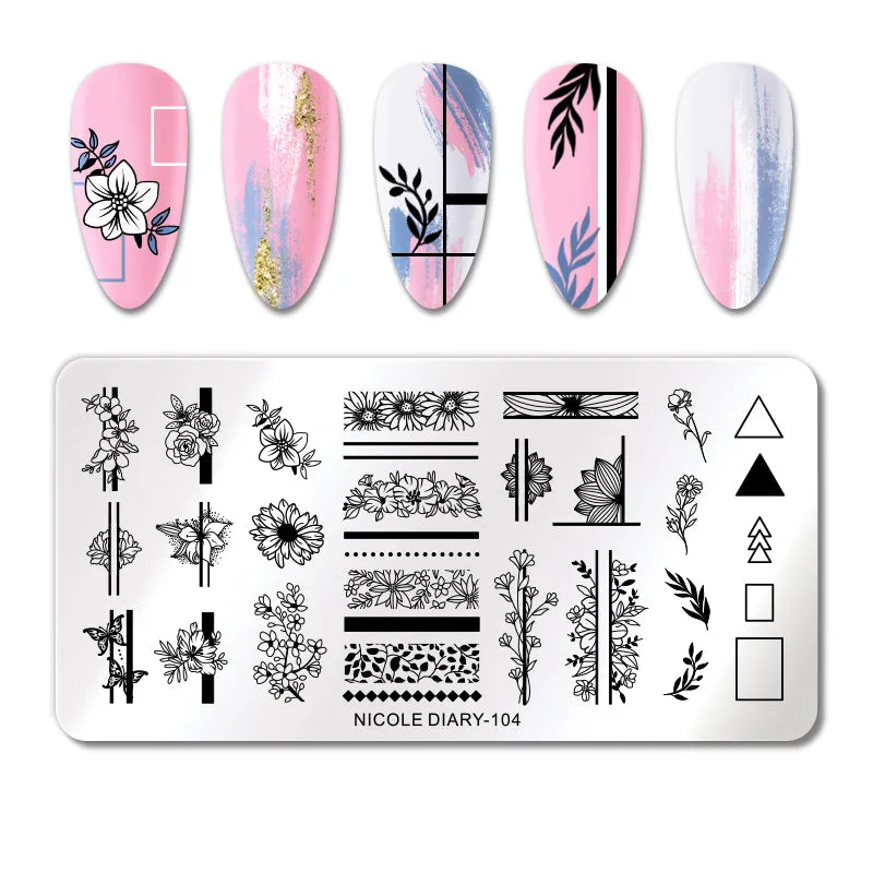 Nail Stamping Plates Nicole Diary