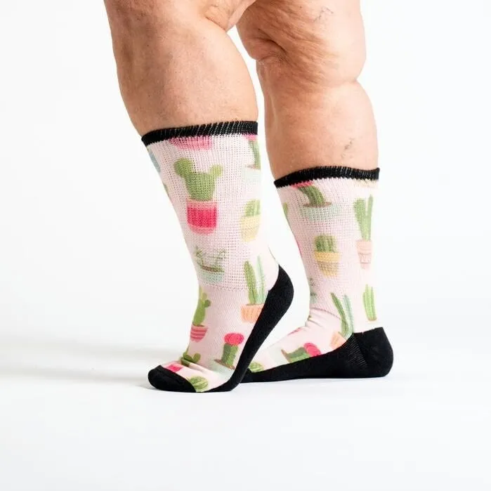 Pretty & Prickly Non-Binding Diabetic Socks