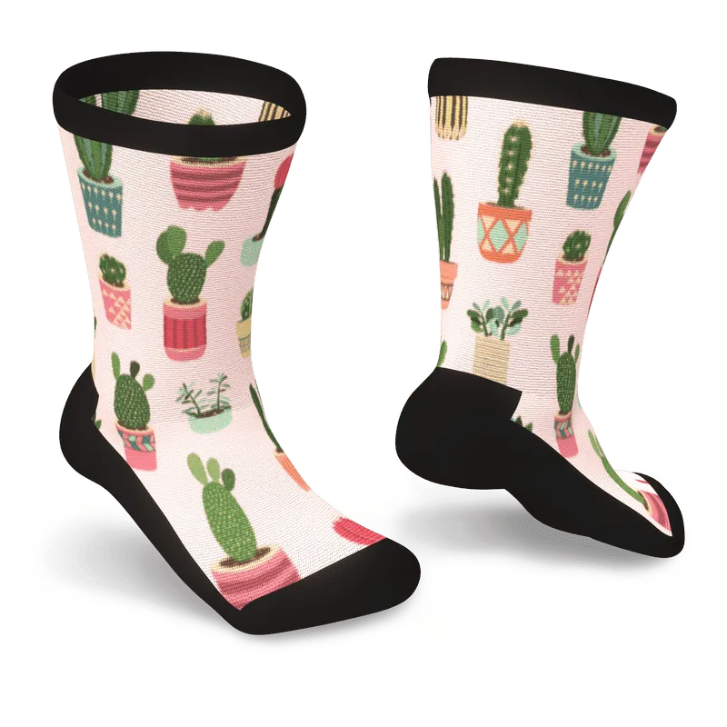 Pretty & Prickly Non-Binding Diabetic Socks