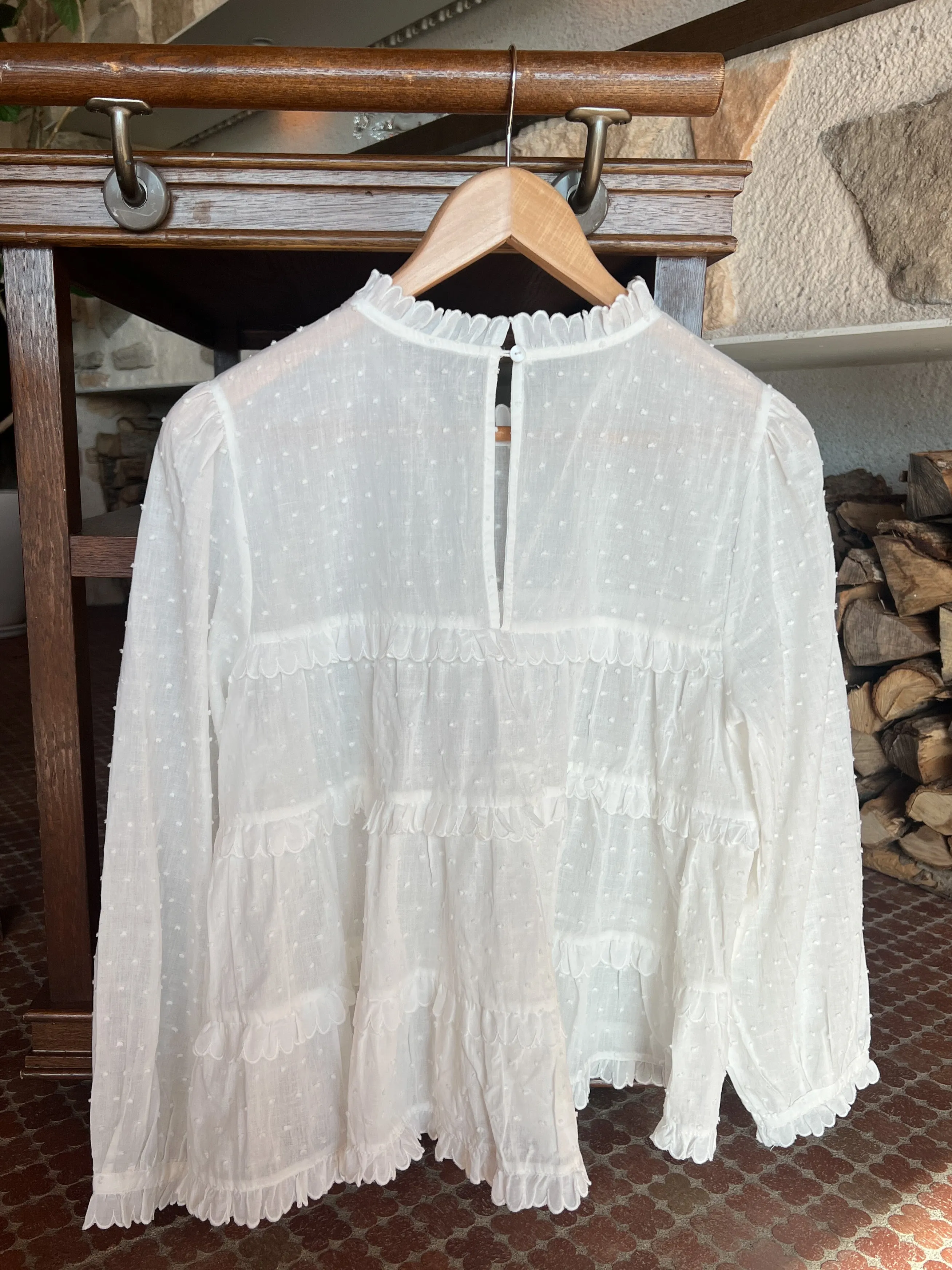 Pretty Dot Blouse