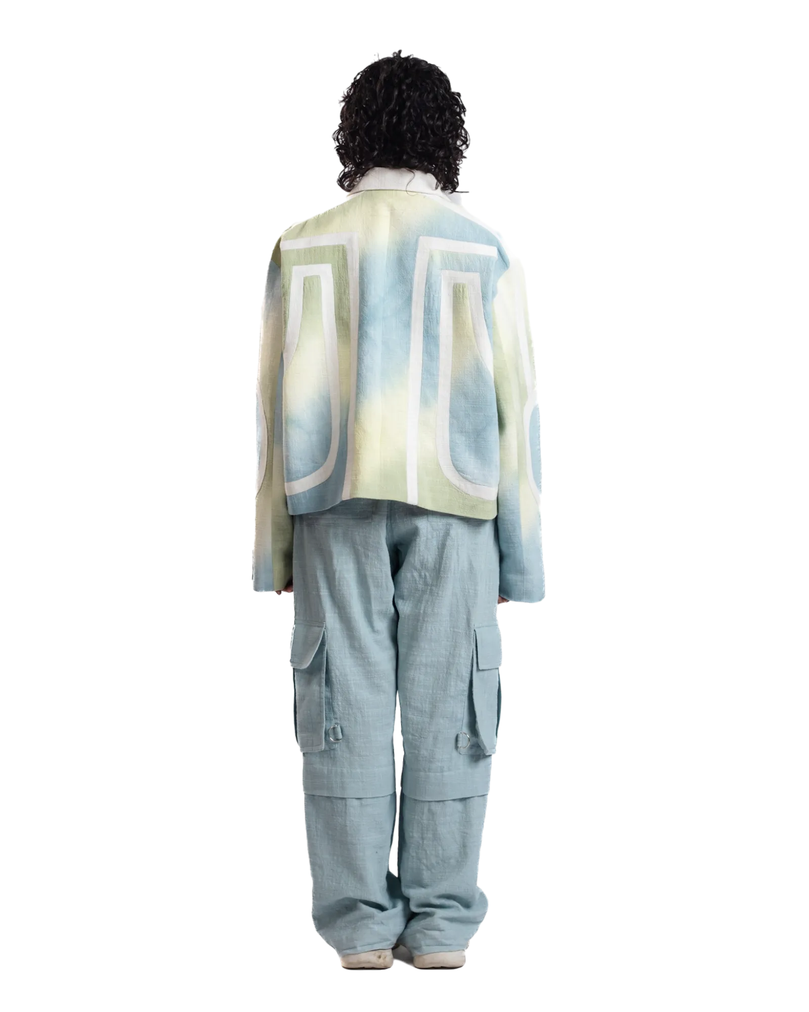 "Aurora Mist" Tie Dye Cotton Jacket