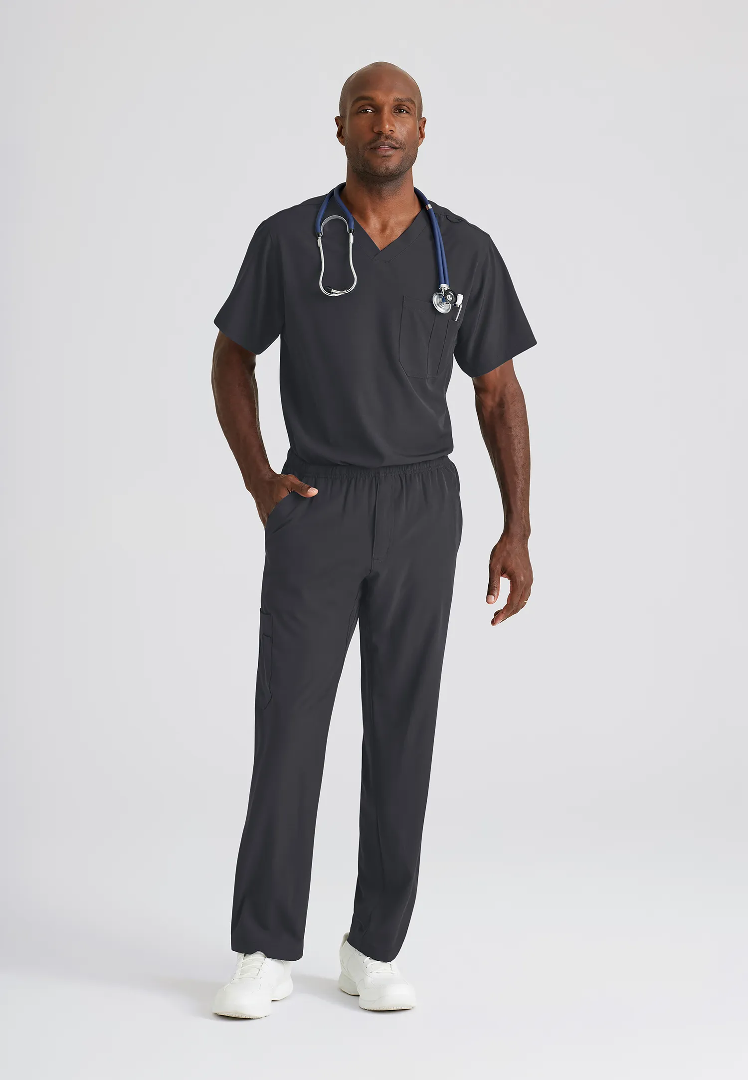 Skechers Mens Aspire front-Pocket Scrub Set