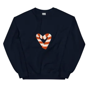Unisex Holiday Big Heart Sweatshirt