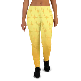 Yellow Ghost Sparkle Joggers (Women's XS-3XL)